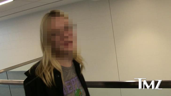 Hollywood actress throwback, celebrity guess who, TMZ star challenge, actress Predator costume, 2016 LAX celebrity sighting