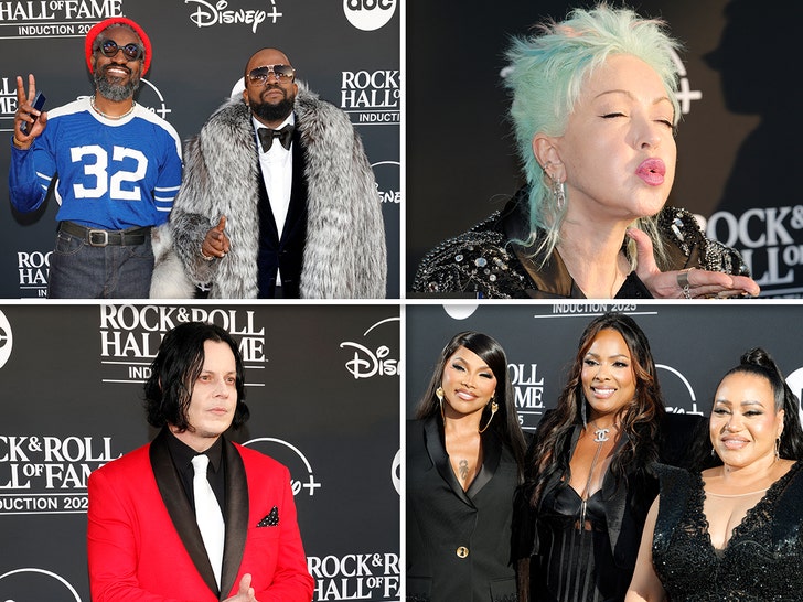 OutKast Cyndi Lauper Rock Roll Hall Fame 2025 induction ceremony Andre 3000 Big Boi Soundgarden Chris Cornell Chappell Roan Donald Glover